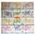 Hermès Nine lined-sided scarf Della Cavalleria Favolosa White Orange Silk  ref.749893