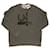Neues graues Hermès-Sweatshirt Größe M Leder Baumwolle  ref.749944