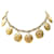 VINTAGE CHANEL MADEMOISELLE GABRIELLE COCO NECKLACE IN GOLD METAL GOLDEN NECKLACE  ref.750332