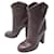 NINE GUCCI BOOTS SHOES 270515 runway 36 CHOCOLATE LEATHER NEW BOOTS Brown  ref.750337