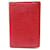NEW LOUIS VUITTON ORGANIZER CARD HOLDER RED EPI LEATHER RED CARDS HOLDER  ref.750346