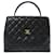 Chanel Coco Handle Black Leather  ref.750595