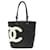 Chanel Cambon Line Schwarz Leder  ref.750645
