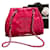 Chanel vynil lipstick accordion tote pink. Fuschia Patent leather  ref.750984