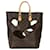 Louis Vuitton Louis Vuitton X Comme Des Garçons Burned Holes Monogram Tote Bag- Brown Leather  ref.751490