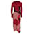 Roksanda  Plissé Dress Red Polyester  ref.751503