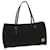 FENDI Zucchino Canvas Hand Bag Black Auth 33935 Cloth  ref.751822
