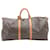 Louis Vuitton Keepall in tela rivestita marrone  ref.751946