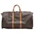 Brown Coated Canvas Louis Vuitton Keepall Cloth  ref.751949