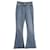 Balmain Flared Jeans in Blue Cotton Denim  ref.752088