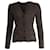 Gucci Cardigan Fitted Modern Knit en Laine Grise  ref.752126