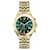 Versace Chrono Signature Steel Watch Golden Metallic  ref.752138