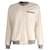 Brunello Cucinelli Knit Bomber Jacket in Ecru Cotton White Cream  ref.752180