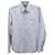 Gucci Nadelstreifen-Hemd mit Knöpfen aus hellblauer Baumwolle  ref.752632