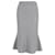 Iris & Ink Knit Flared Skirt in Gray Wool Grey  ref.752642
