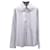 Camisa social Gucci risca de giz em algodão branco Azul  ref.752645