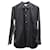 Comme Des Garcons Camisa Comme des Garçons com detalhe de zíper e botão frontal em algodão preto  ref.752656