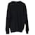 Suéter Dolce & Gabbana com decote em V em caxemira preta Preto Casimira Lã  ref.752697