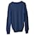 Dolce & Gabbana V-neck Jumper in Blue Cashmere  Wool  ref.752760
