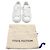 Sneakers Louis Vuitton Monogram Time Out in pelle bianca Bianco - vista 6