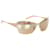 Céline Celine Square Tinted Sunglasses Golden  ref.753181