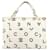 Chanel Cabas Toile Blanc  ref.753329
