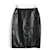 Christian Dior x Galliano AW00 Jupe crayon zippée en cuir Noir  ref.753429