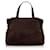 Chanel Suede Shearling Tote Bag Brown  ref.753519
