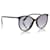 Gafas de sol ojo de gato Chanel Negro Resina  ref.753530