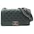 Chanel Gesteppte Le Boy Flap Bag Aus Leder Grün Lammfell  ref.753634