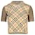 Roberto Cavalli Plaid Blouse with Houndstooth Sleeves Beige  ref.753677