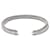 Rigid David Yurman Cable Classique bracelet in silver, pearls and diamonds Silvery  ref.753717