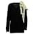 Valentino Knit Top with Ribbon in Black Viscose Cellulose fibre  ref.753831