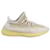 ADIDAS YEEZY BOOST 350 V2 Low-Top-Sneaker aus cremefarbenem, gestricktem Polyester Weiß Roh  ref.753838
