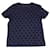 Burberry Polk Dot T-Shirt aus marineblauer Baumwolle  ref.753855