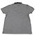Polo Lanvin con collo in grosgrain in cotone grigio - vista 2