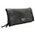 Prada Black Grained Leather Wallet in Silver Tone Hardware  ref.753924