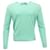 Ralph Lauren V-Neck Sweatshirt in Turquoise Cashmere Wool  ref.753932