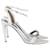 Proenza Schouler Sandali con cinturino alla caviglia con hardware geometrico in pelle bianca Bianco  ref.753965