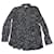 Saint Laurent Paint Splatter bedrucktes Hemd aus schwarzer bedruckter Seide  ref.753984
