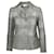 Armani Vintage Grey Checked Blazer Wool  ref.754034