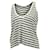 Camiseta sin mangas desgastada a rayas en rayón blanco y negro de T by Alexander Wang Rayo Fibra de celulosa  ref.754095