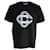 Autre Marque Camiseta con estampado de perro Casablanca en algodón negro  ref.754122