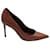 Céline Celine Pointed Toe Pumps in Brown Leather  ref.754133