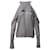 Autre Marque Dion Lee Cold Shoulder Sweater in Grey Merino Wool  ref.754136