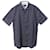 Chemise boutonnée décontractée Emporio Armani en coton bleu marine  ref.754193