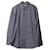 Prada Langärmliges, geknöpftes Hemd mit rechteckiger Kette und Mikrodruck aus blauer Baumwolle  ref.754208