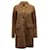 Theory Long Coat in Brown Laine Wool  ref.754227