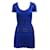 Roberto Cavalli Electric Blue Abito Knitted Dress Polyester  ref.754244