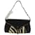 Céline Black Clutch/ Handbag with Zebra Print Ponyhair Leather  ref.754253